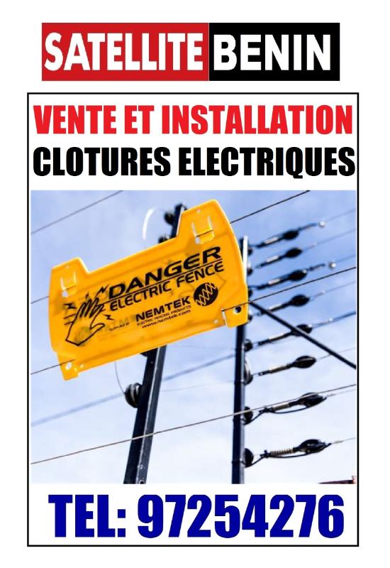 Vente et installation des  Clôtures Électriques et Fils anti intrusion barbelés
