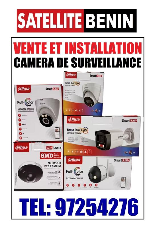 Vente installation et réparation des CAMERA WIFI CAMERA SOLAIRE  HIKVISION DAHUA