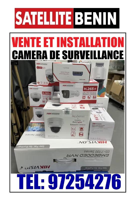 Vente installation et réparation des CAMERA WIFI CAMERA SOLAIRE  HIKVISION DAHUA