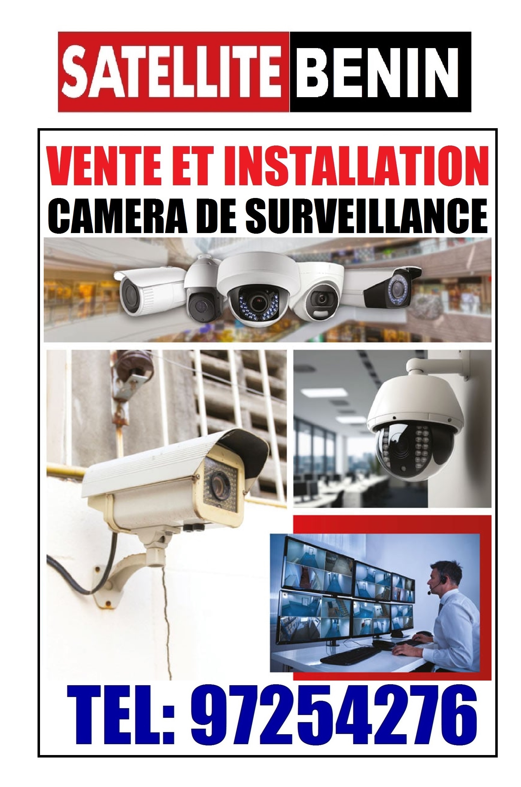 Vente et installation des cameras de toutes les marques