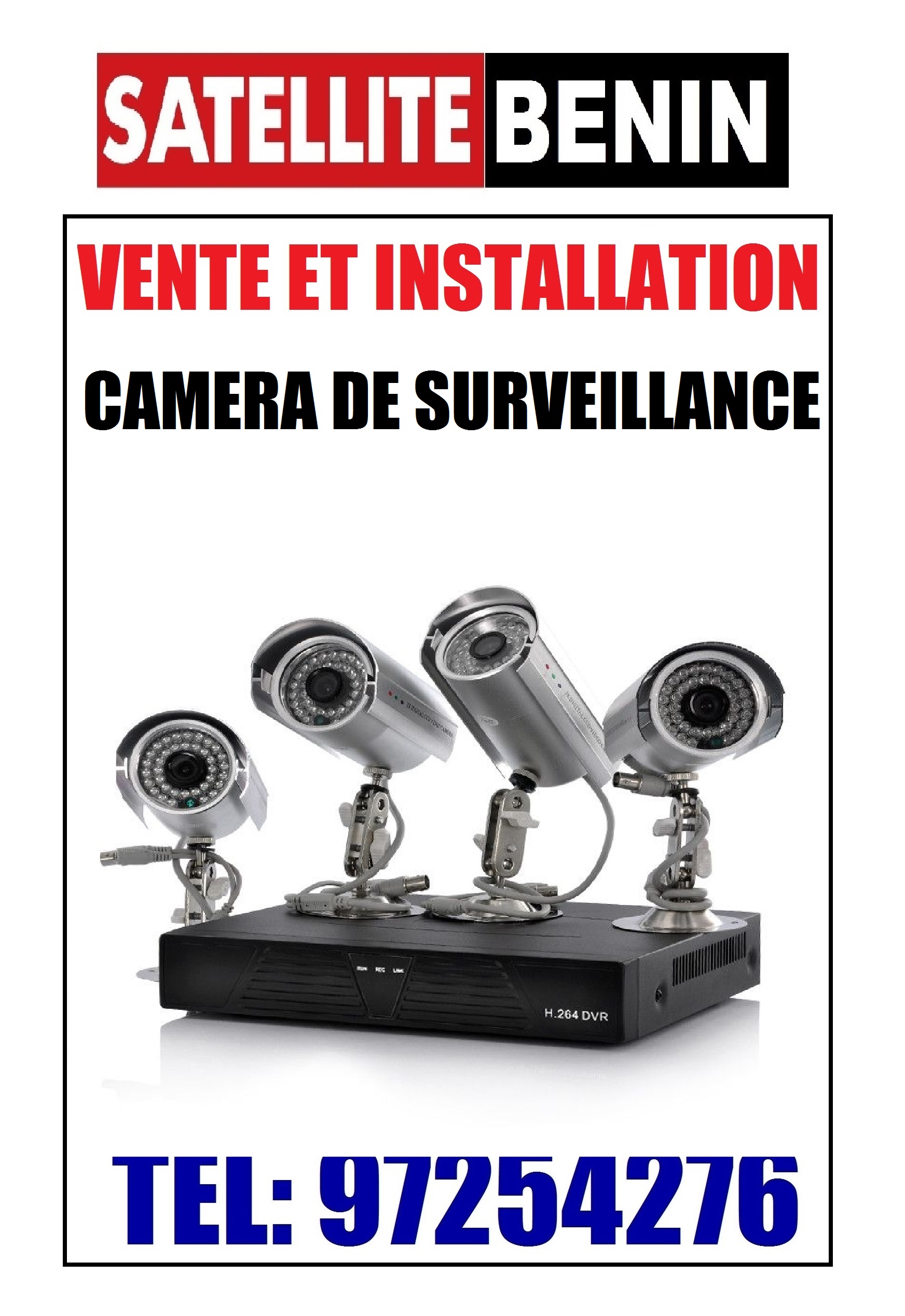Vente et installation des cameras de toutes les marques