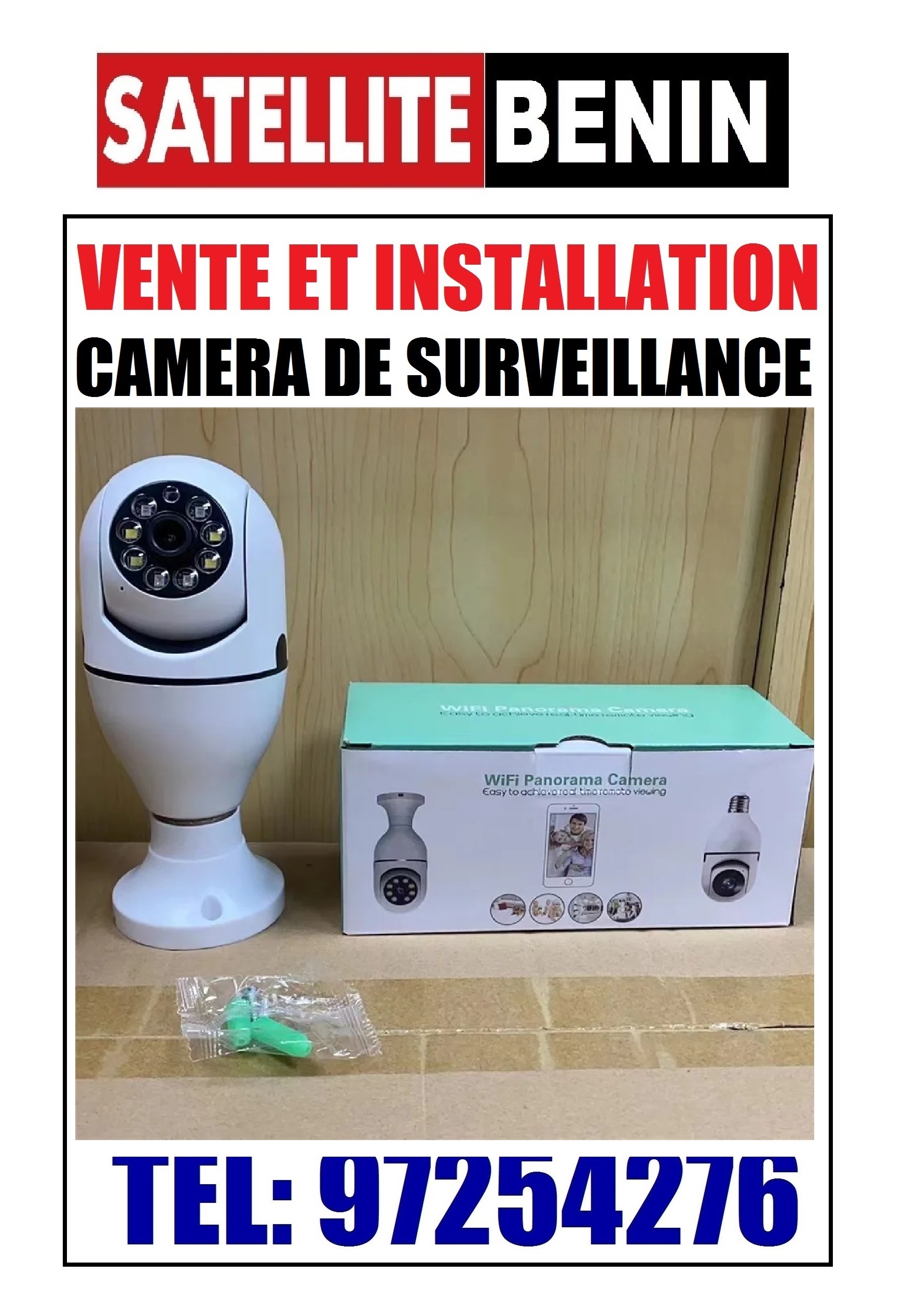 Vente et installation des cameras de toutes les marques