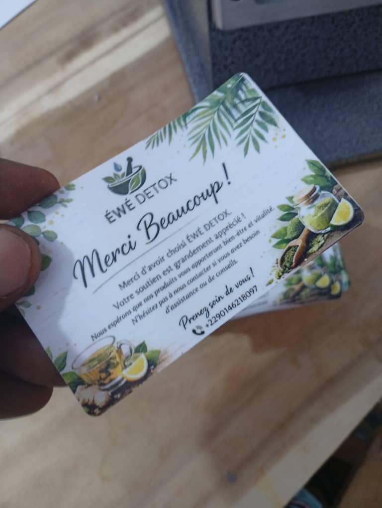 Impression de cartes de visite 1 face ou 2 faces Lot de 100