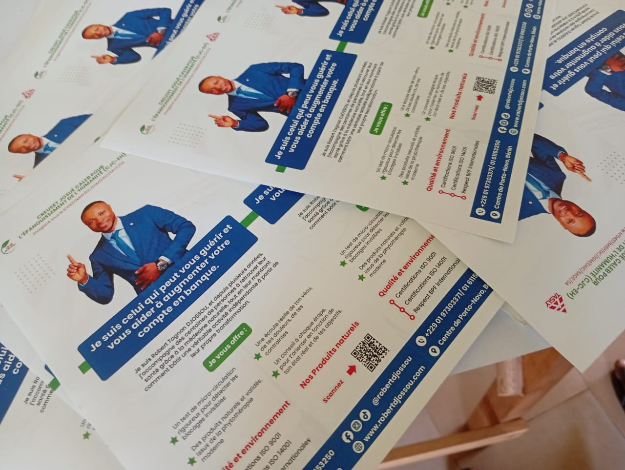 Impression de flyers Lot de 100 A6 A5 A4