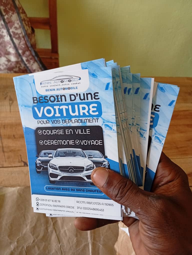 Impression de flyers Lot de 100 A6 A5 A4