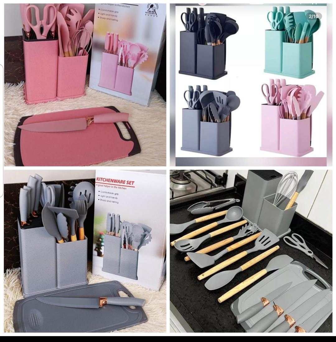 Ensemble de cuillère en silicone de 19 pièces