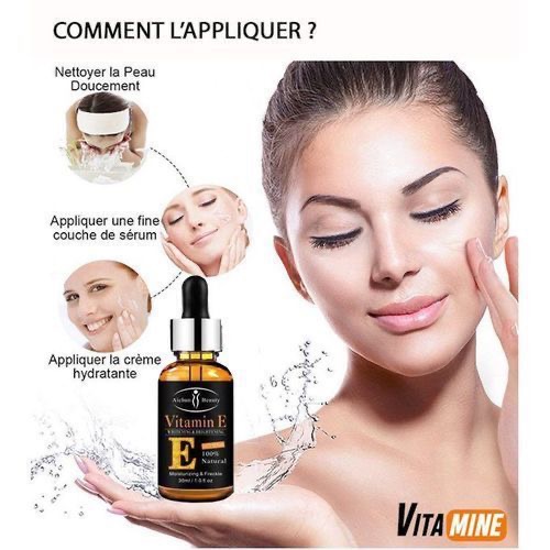 Serun de visage à base de vitamine E